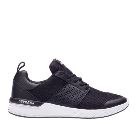 Supra Scissor Mens Low Tops Shoes Black UK 94AUI